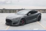 Tesla Model S Nardo Gray by GMP Performance on ADV.1 Wheels (ADV10R TRACK SPEC CS) 2017 года